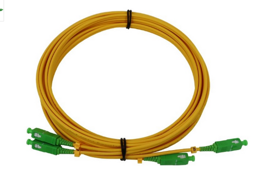 Cabo Fibra Duplo MONOMODO SC/APC <-> SC/APC - 20 mts
