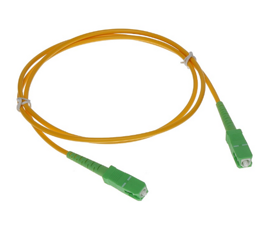 Cabo Fibra MONOMODO SC/APC <-> SC/APC - 1 metro