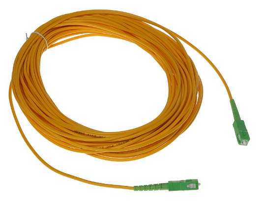 Cabo Fibra MONOMODO SC/APC <-> SC/APC - 20 mts
