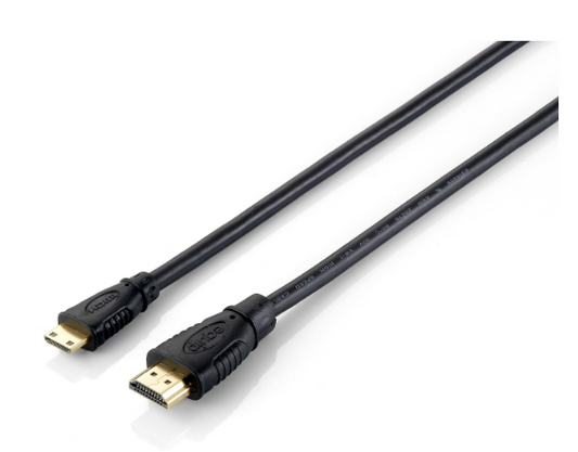 Cabo HDMI Macho -> mini HDMI Macho (1 metro) - EQUIP