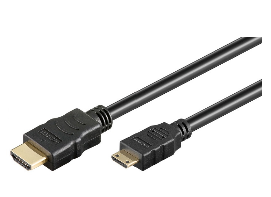Cabo Mini HDMI - HDMI V1.4 Dourado (5 mts)