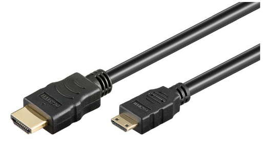 Cabo Mini HDMI - HDMI Dourado (3 mts)