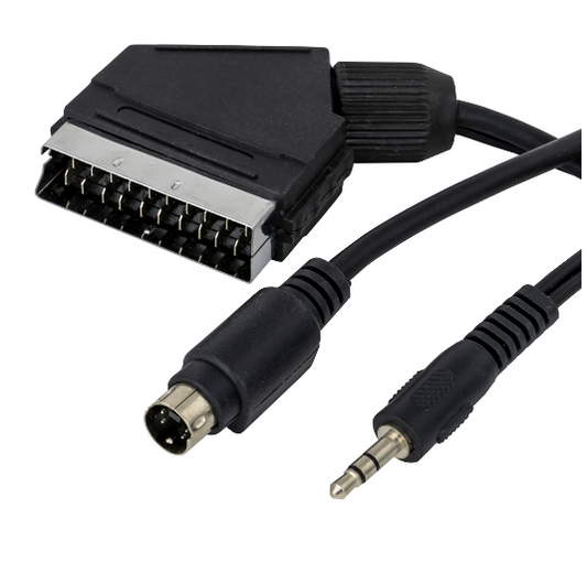 Cabo SCART Macho - S-VIDEO + Jack 3,5mm Stéreo (5 mts)