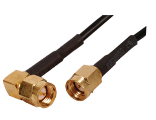 Cabo SMA 90º Macho - SMA Macho (1,5 mts)