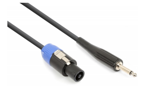 Cabo Speakon Macho - Jack 6,35mm Mono Macho (10 mts) - VONYX