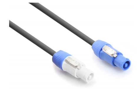 Cabo Speakon POWERCON Macho - Speakon POWERCON Femea (5 mts) - Power Dynamics CONNEX