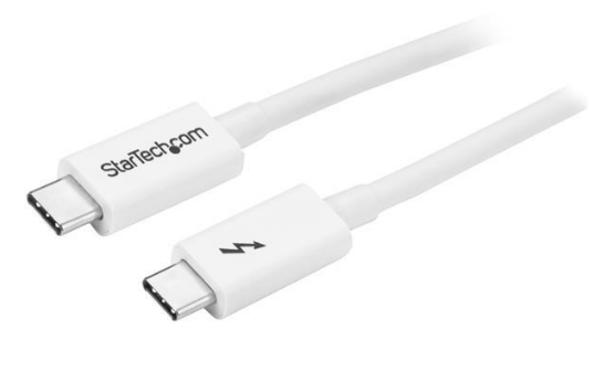 Cabo Thunderbolt Macho - Macho Branco (1 metro) - STARTECH