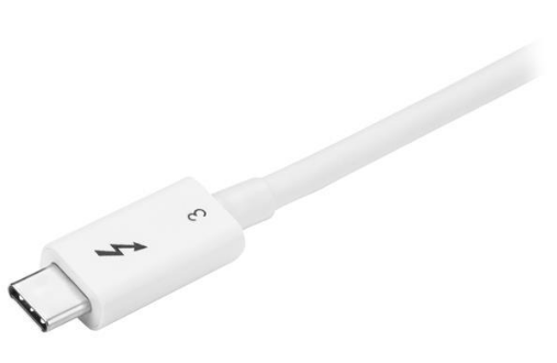 Cabo Thunderbolt Macho - Macho Branco (50cm) - STARTECH