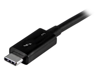 Cabo Thunderbolt Macho - Macho (1 m) Preto - STARTECH