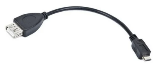 Cabo USB A Fêmea - Micro USB Macho (15cm) - LANBERG