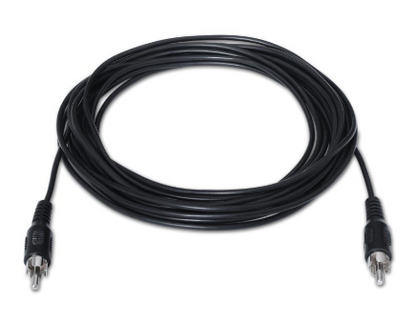 Cabo de Áudio 1 RCA Macho - 1 RCA Macho (5 mts) Preto - NANOCABLE