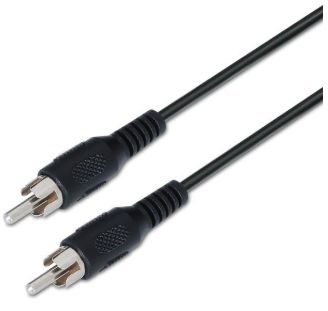 Cabo de Áudio 1 RCA Macho - 1 RCA Macho (5 mts) Preto - NANOCABLE