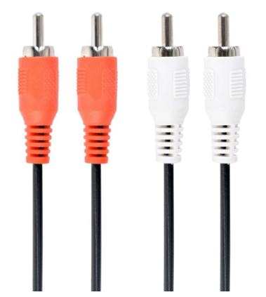 Cabo de Áudio 2 x RCA - 2 x RCA (1,8mts) - GEMBIRD