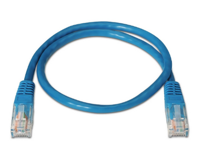 Cabo de Rede RJ45 Cat5e UTP Azul (50cm) - AISENS