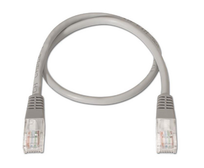 Cabo de Rede RJ45 UTP Cat.6 Cinzento (25cm) - Nanocable