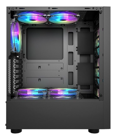 Caixa ATX p/ PC Melody (Preto) - DARKFLASH