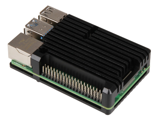 Caixa Alumínio Resistente "BLOCK" p/ Raspberry Pi 4