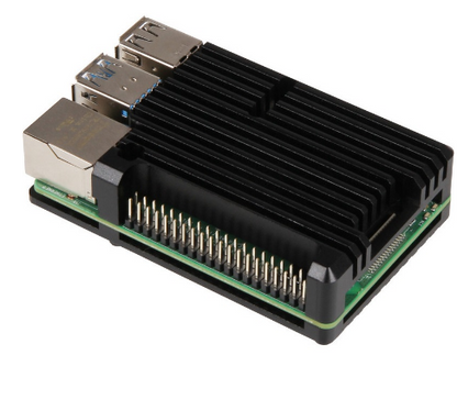 Caixa Alumínio Resistente "BLOCK" p/ Raspberry Pi 4