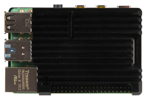 Caixa Alumínio Resistente "BLOCK" p/ Raspberry Pi 4