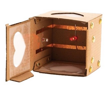 Caixa de Artesanato LED "Tape-o-Tronics" (Dia dos Namorados / Corações) - WHADDA