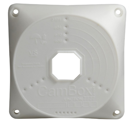 Caixa de Conexões p/ Câmaras Domo (Branco) - CAMBOX