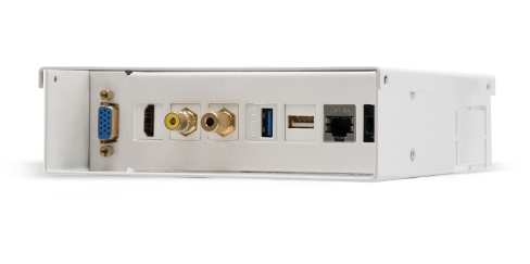Caixa de Junção c/ Portas VGA + HDMI + JACK 3.5 + RCA + 2x USB + 2x RJ45 (Branco) - NANOCABLE