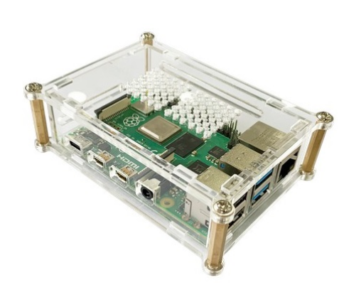 Caixa em Acrílico p/ Raspberry Pi 4