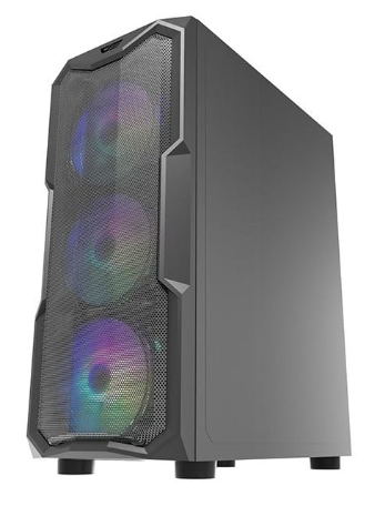 Caixa p/ PC ATX Aquarius (Preto) - DARKFLASH