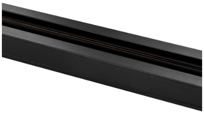 Calha Track Light p/ Projectores 2 Vias (2 mts) - Preto