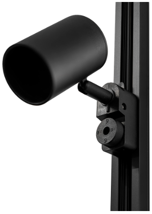 Calha Track Light p/ Projectores 2 Vias (2 mts) - Preto