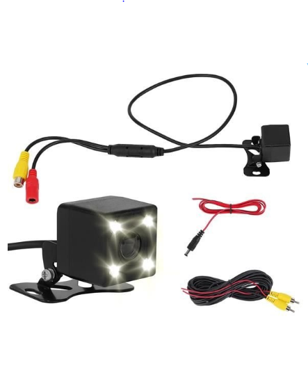 Camara Traseira Marcha-a-Trás c/ LED´s p/ Uso Automóvel
