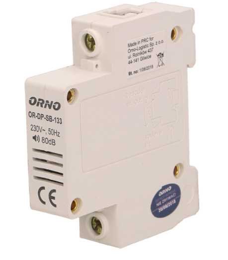 Campainha p/ Calha DIN 5W 220V 80dB - ORNO