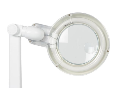 Candeeiro Mesa c/ Lupa 3+12 Dioptrias 12W + Tampa (Branco) - VELLEMAN