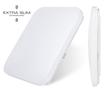 Candeeiro Plafon Quadrado em LED "EXTRA-SLIM" 12W 4000K 1100Lm - MATEL