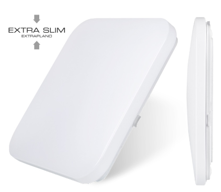 Candeeiro Plafon Quadrado em LED "EXTRA-SLIM" 12W 6000K 1200Lm - MATEL