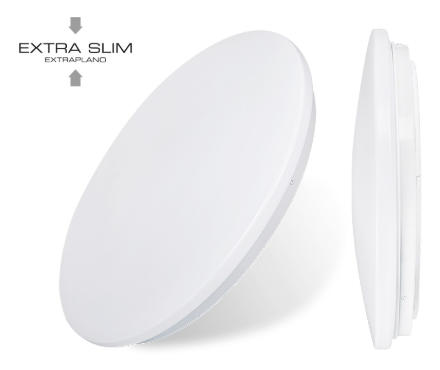 Candeeiro Plafon Redondo em LED "EXTRA-SLIM" 12W 4000K 1300Lm
