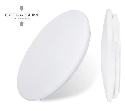 Candeeiro Plafon Redondo em LED "EXTRA-SLIM" 20W 4000K 1400Lm