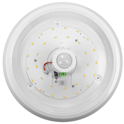 Candeeiro Plafon em LED 16W Branco 4000K 1100Lm c/ Sensor Movimento 360º - ADVITI