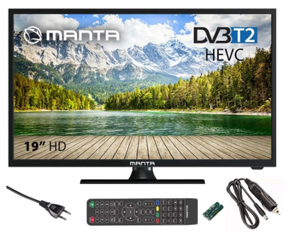 TV LED 19LHN123D 19" HD DVB-C/T2 (12/220V) - MANTA