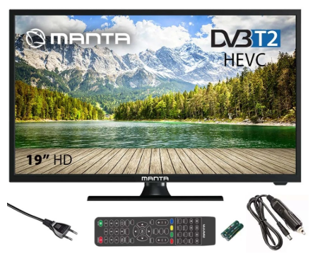 TV LED 19LHN123D 19" HD DVB-C/T2 (12/220V) - MANTA