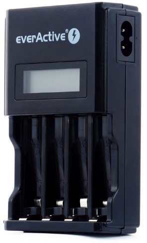 Carregador de Pilhas AA/AAA c/ LCD - everActive