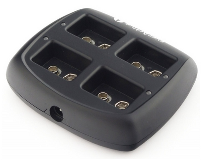 Carregador p/ 1-4 Pilhas 9V NiMH - everActive