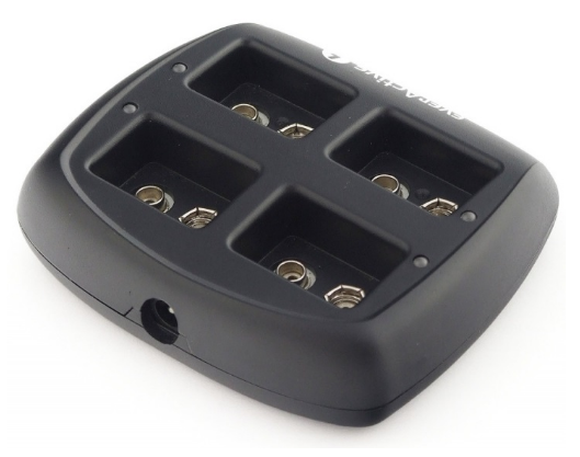 Carregador p/ 1-4 Pilhas 9V NiMH - everActive