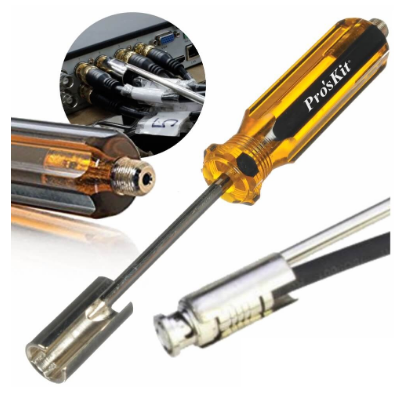 Chave 4" p/ Instalação de FIchas tipo F - Proskit