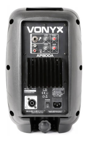 Coluna Amplificada ABS 8" 200W (AP800A) - VONYX