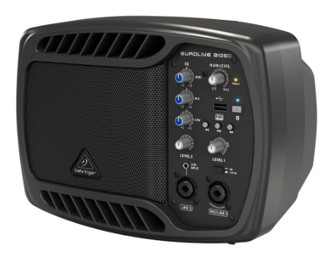 Coluna Ultra Compacta 5" B105D 50W c/ MP3 Player e Streaming de Áudio Bluetooth - BEHRINGER