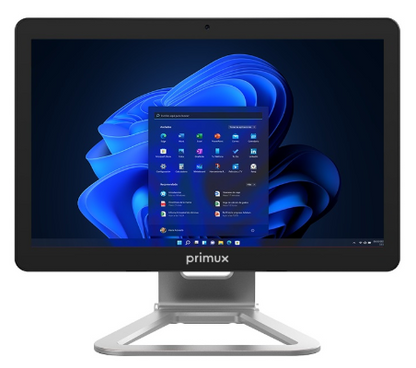 Computador All-In-One Tátil 16.1" FHD N5095 4GB DDR4 / 128GB SSD + Win 11 Pro (Branco) - PRIMUX