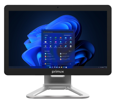 Computador All-In-One Tátil 16.1" FHD N5095 4GB DDR4 / 128GB SSD + Win 11 Pro (Branco) - PRIMUX