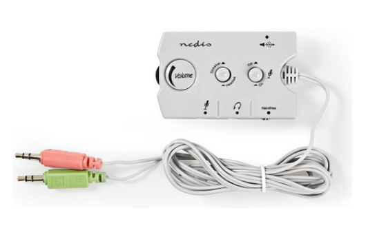 Comutador de Áudio Analógico p/ PC - NEDIS
