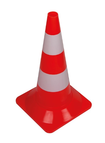 Cone de Sinalização Reflector em PVC (50cm) - ProFTC